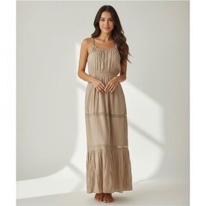 ALBERTA FERRETTI FOR IMPULSE 100% Cotton Maxi Dress Size 4